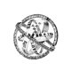thumbnail image 2 of Astronomical Ball Ring Cosmic Ring Couple Jewelry Gift, 2 of 3
