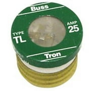 Bussmann Fuses TL-25 25A Time Delay Tl Plug Fuse