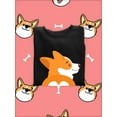 thumbnail image 3 of Welsh Corgi Puppy Bottom Sweatshirt Women -Image by Shutterstock, Female Small, 3 of 4