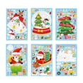 thumbnail image 3 of 6 uds ventana de Navidad se aferra pegatinas de ventana de Papá Noel suministros DIY calcomanía de Navidad Estilo B Yuyangstore Se aferra a la ventana, 3 of 8