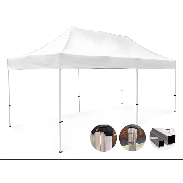 Carpa toldo plegable uso rudo 3x6 para negocio o exteriores Genérica Carpa toldo 3x6 plegables