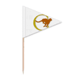 thumbnail image 1 of Cure-Dents Léopard Courant Chassant la Proie Triangle Toppers de Cupcake Drapeau, 1 of 3