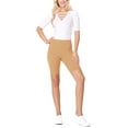 thumbnail image 5 of Moa Collection Women's Workout High Waist Comfy Elastic Band Active Biker Shorts Pants S-3XL, 5 of 5