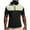 Black, variant on hotojiny Mens Quarter Zip Shirts Knit Textured Casual Short Sleeve Shirt Summer Athletic Workout Lightweight Golf Tops S-3XL