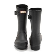 Hunter Men's Original Short Rain Boot, Black,7 M US