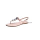 thumbnail image 4 of Sandalias planas con diamantes de imitación para mujer Sandalias con clip para mujer Wmkox8yii  nm1706, 4 of 9