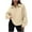 Khaki, variant on TKLPEHG Sweatshirt for Women Long Sleeve Oversized Button V Neck Pullover Solid Color Workout Tops Loose Henley Pullover (Khaki,M)