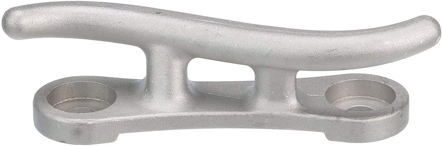 6 Inches Seachoice 30600 Open Base Dock Cleat Galvanized Gray Iron 