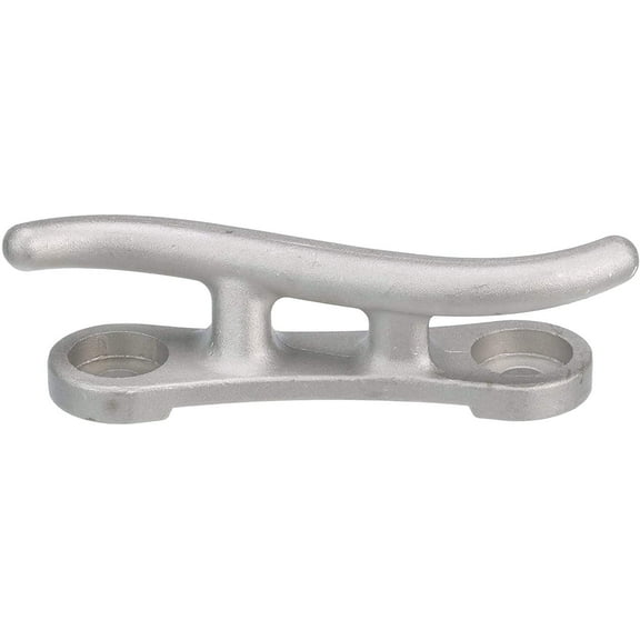 MarineNow Cast Aluminum S Dock Cleat Chose Size - 10", 12", or 15" and Quantity (12", 06-Pack)