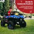 thumbnail image 3 of Kids House Carrito Montable Buggy Rocket 12V para Niños, Motor Dual, Control Remoto, Puertas Dobles, Luces LED, Música, Avance y Retroceso, Bluetooth, Batería Recargable, Seguro y Divertido, 3 of 5
