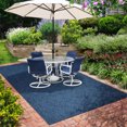 thumbnail image 3 of Indoor/Outdoor Carpet with Rubber Marine Backing - Blue 6' x 40' - Several Sizes Available - Carpet Flooring for Patio, Porch, Deck, Boat, Basement or Garage, 3 of 5