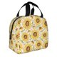 thumbnail image 2 of Disketp Watercolor With Sunflowers for Insulated Lunch Bag for Women and Men, Perfect for Work, Hiking, Picnic, 2 of 8