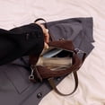 thumbnail image 2 of Bolso Hombro Gamuza para Mujer Con Correa Ajustable Boston Tote Bag El (café), 2 of 9