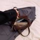 thumbnail image 2 of Bolso Hombro Gamuza para Mujer Con Correa Ajustable Boston Tote Bag El (café), 2 of 9