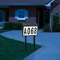 thumbnail image 6 of Solar Address Sign, Solar House Numbers for Outside, Solar Powered LED Address Plaque Address Numbers Intelligently Controlled Lighted Address Signs with Solar Charging, Waterproof Address Design, 6 of 8