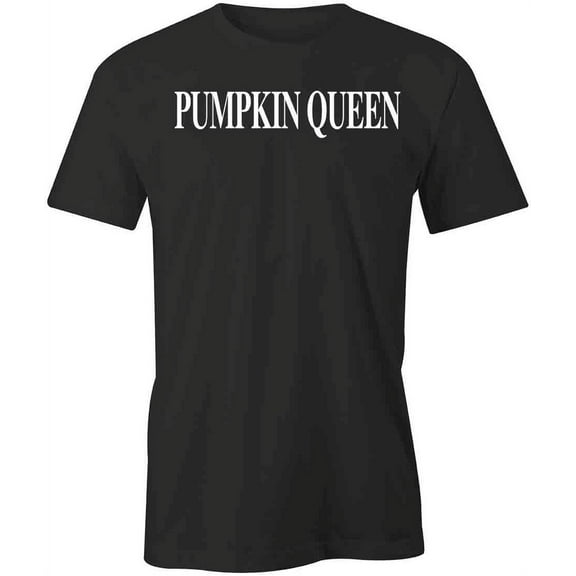 Pumpkin Queen T-Shirt | Cute Autumn Black Tee Gift