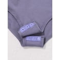 thumbnail image 7 of YONGHS Girls Long Sleeve Ballet Leotard Dance Top Gymnastics Bodysuit Ballerina Romper Team wear Purple 5-6, 7 of 7
