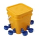 thumbnail image 2 of Bebedero automático para pollos con barril portátil de 12 l para aves de corral, gansos y patos + cuenco para pájaros azul y tornillos negros, 2 of 8