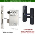thumbnail image 2 of IP65 Waterproof Lock Electronic Smart Door Lock With Fingerprint/Smart Card/Password/Key/APP Unlock ,Integrated Smart Home, 2 of 6