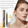 thumbnail image 3 of Liquid Eyebrow Pencil Waterproof, 2 in 1 Eyebrow Pen, Microblading Brush with Fine Detailing Tip, Long-Lasting Smudge Proof Makeup Tool for Natural and Defined Brows, 3 of 9