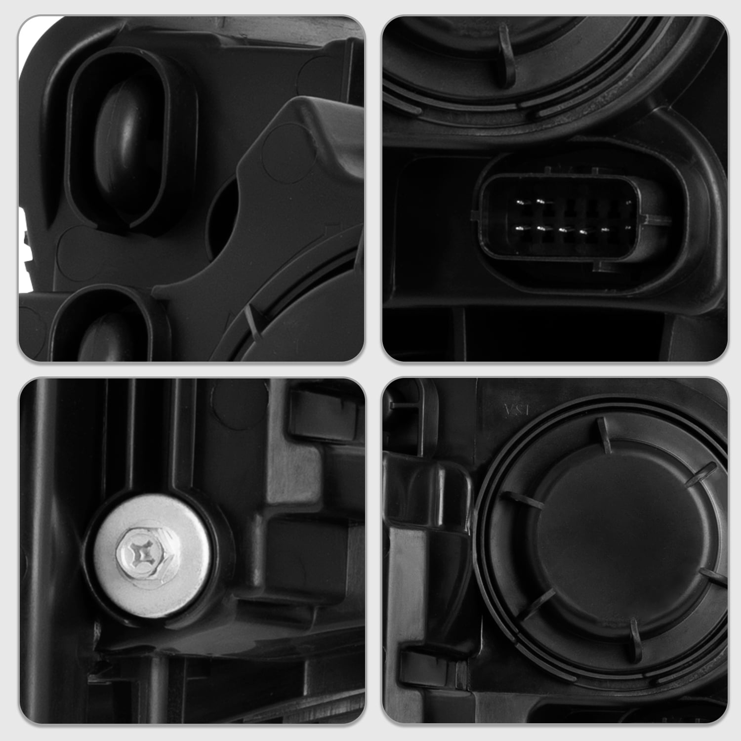 For 2011-2023 Chrysler 300 Headlights LED DRL Projector Black Clear Lens Headlamp LH+RH