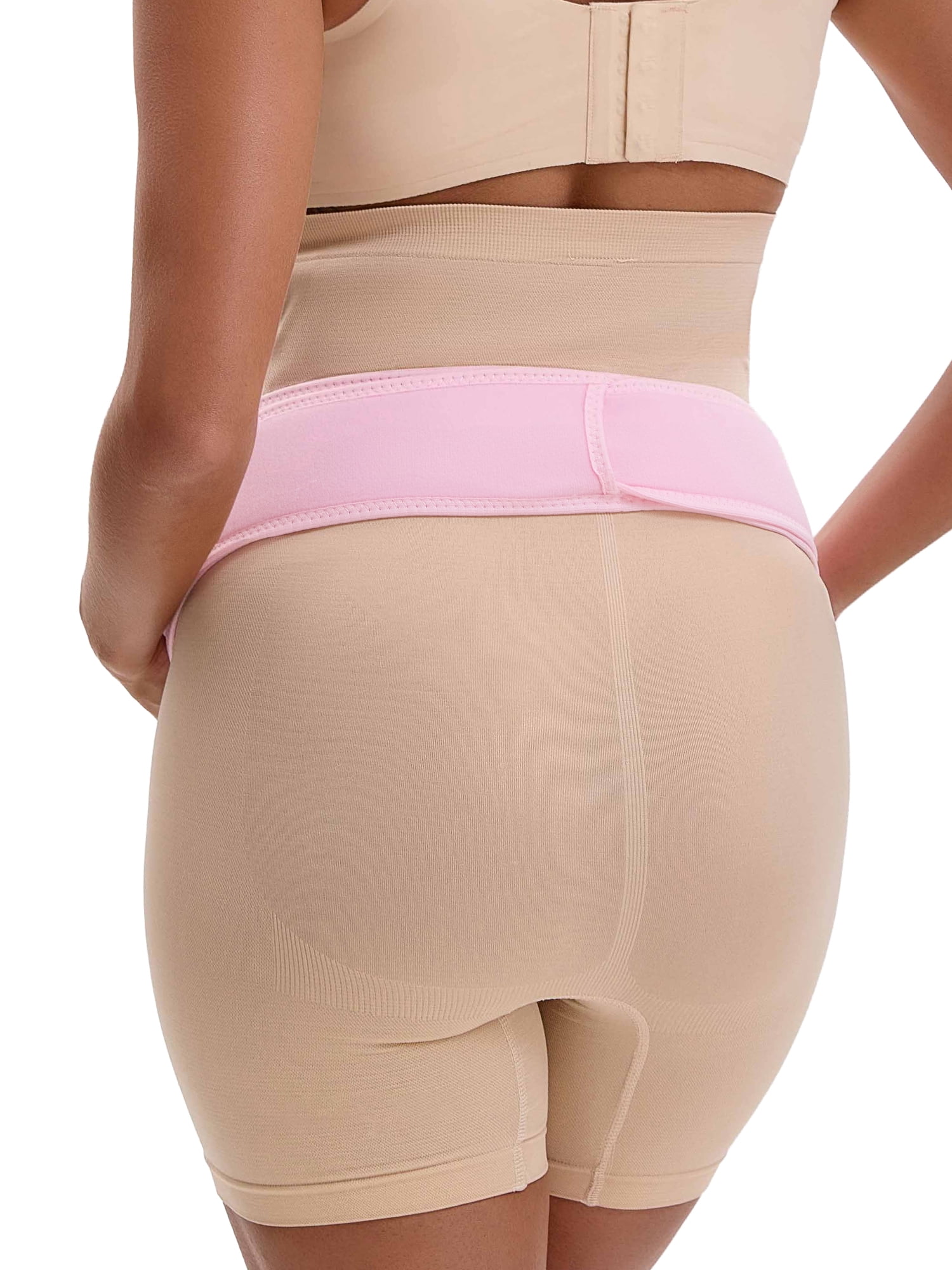 INSPIRE CHIC Mother's Day Women's Maternity Belly Band Adjustable Lightweight Pregnancy Support Belt XL Pink