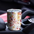 thumbnail image 4 of 30oz Autumn Fall Leaves Pattern Tumblers Stainless Steel Tumbler with Lid and Straw,Vacuum Insulated Double Wall Travel Tumbler Cups Mug with Cleaning Brush for Coffee,Tea, 4 of 7