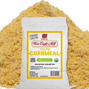War Eagle Mill Yellow Cornmeal, Organic and Non-GMO, 25 lb. Bag