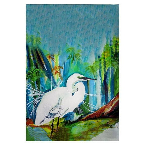 Betsy Drake GT1138 Acyrlic Egret Guest Towel