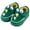 02 Green, variant on MUCHENGGIFT Baby Toddler Boys Girls House Slipper Non Skid Fuzzy Cartoon Dinosaur Kids Indoor Bedroom Shoes