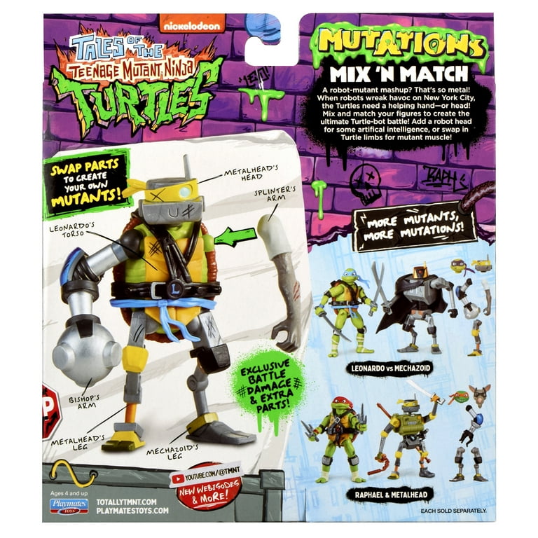 Mutations Mix & Match Leonardo vs. Mechazoid 2-Pack - TMNT