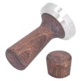 thumbnail image 3 of Sabotaje de café ANGGREK Tamper de café Acero inoxidable y madera de nogal negro, 3 of 8