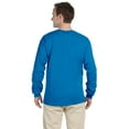 thumbnail image 2 of The Gildan Adult Ultra Cotton 6 oz Long Sleeve T-Shirt - SAPPHIRE - L, 2 of 4