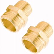 2 Pack- Valor 5301-2G Brass 1/2 MIP X 3/4 MHT Adapter