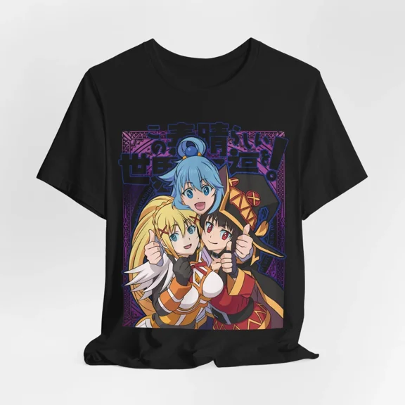 KonoSuba Anime Trio T-Shirt | Megumin Aqua Darkness Tee