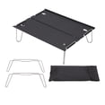 thumbnail image 2 of Folding Table, Portable Alloy Camping Mini Table Compact  For Hiking For Backpacking For Camping, 2 of 8