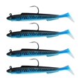 thumbnail image 3 of 4 Pieces Fishing Lures Portable Simulate Lures Practical Multipurpise Travel Eel Zulema Señuelos de pesca, 3 of 8