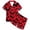 A-Watermelon Red276, variant on JAJAHO Toddlers And Kids Halloween Pajamas Set For Girls Satin 2 Pcs Pjs Bat Printed Short Sleeve Sleepwear Shorts Set 2-13Y