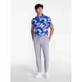thumbnail image 2 of Birdie Bound Men's and Big Men's Vibrant Vines Golf Polo Shirt, Sizes XS-4XLT, 2 of 5