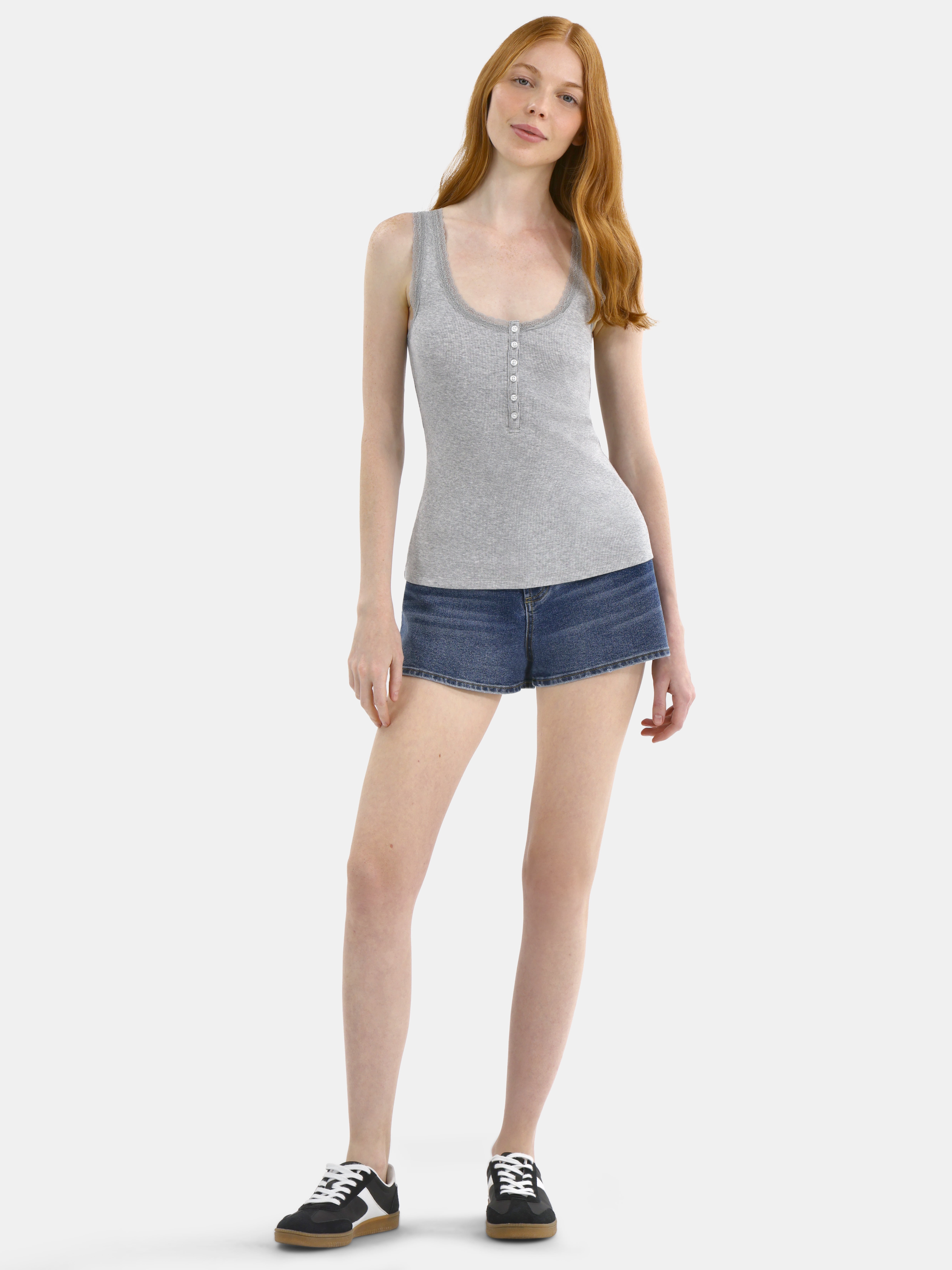 No Boundaries Denim Mom Short, Women's