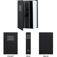 thumbnail image 4 of Diversion Book Safe with Combination Lock, Secret Hidden Metal Lock Box,Money Hiding Collection Box,10.4*2.6*7.8in Black Large, 4 of 8
