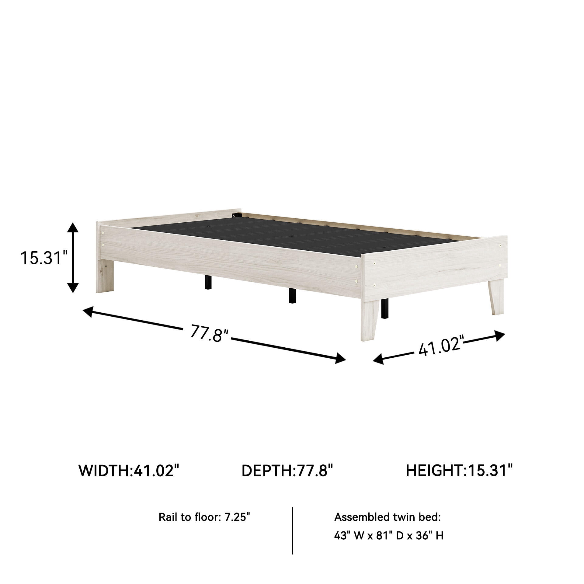 Signature Design by Ashley Socalle Six Drawer Dresser, Light Natural Brown, Modern Oak Grain, Pewter-Tone Pulls