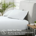 thumbnail image 4 of Bare Home Drap-Housse en Molleton Douillet - Molleton Polaire Ultra Moelleux - Drap à Poche Profonde - Très Grand Simple, Blanc, 4 of 5