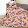 thumbnail image 6 of Vsdgher colorful Butterfly Daisy Ultra-Soft Micro flannel Blanket Throw Blankets for Couch Sofa, Bed (4 sizes)-80"x60", 6 of 7