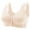 Beige, variant on TOWED22 Daisy Bras for Older Women Breathable Front Close Button Bras, Full Coverage Comfort No Underwire Front Buckle Corset Bra(Khaki,46)