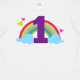 thumbnail image 4 of Inktastic 1st Birthday Rainbow Girls Baby T-Shirt, 4 of 5