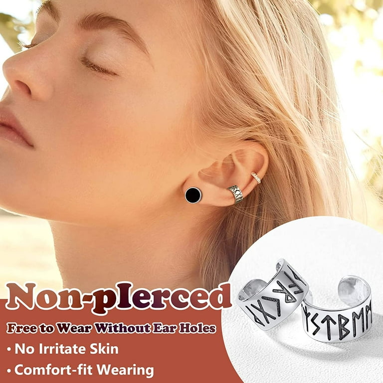 Viking-creolen voor mannen en vrouwen, 925 sterling zilver