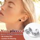 thumbnail image 3 of Silvora no Piercing Ear Cuffs para hombres y mujeres Pendientes de runa vikinga nórdica de plata esterlina Clip en la oreja Dijes Joyería para cumpleaños Navidad, 3 of 8