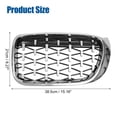 thumbnail image 3 of No.51117338571/51117338572 Parachoques delantera rejilla para BMW X3 14-17 Izquierda Derecha 1 Par tono plateado, 3 of 6