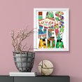 thumbnail image 4 of Designs ByLITA Las Vegas, Nevada Inspirational, 5 x 7 White Wall Print (Framed) | American Cities Stylish Home Decoration, 4 of 6